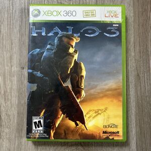 Halo 3 Microsoft Xbox 360 Game 2007 w/Manual Tested Works